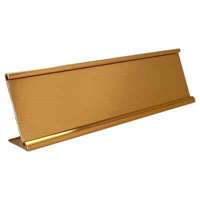 2x10 Rose Gold Metal Desk Holder