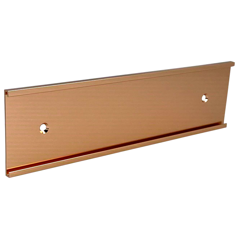 2x8 Rose Gold Metal Wall Holder