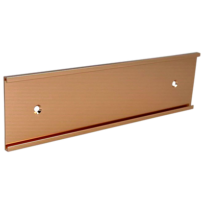 2x8 Rose Gold Metal Wall Holder
