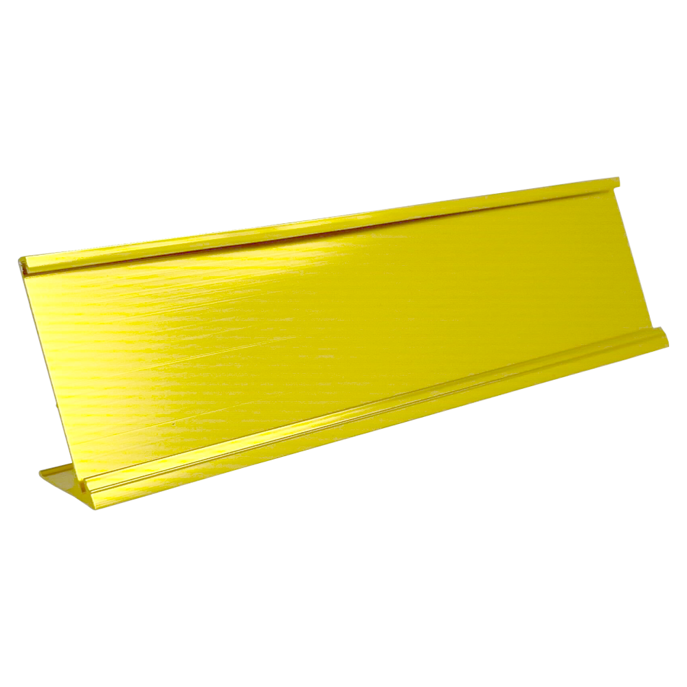 2X8 Gold Metal Desk Holder