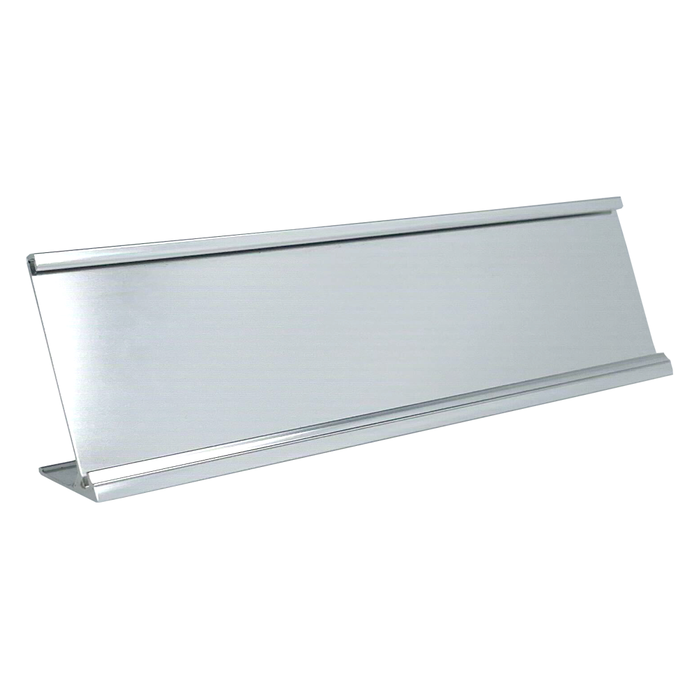 2X10 Silver Metal Desk Holder