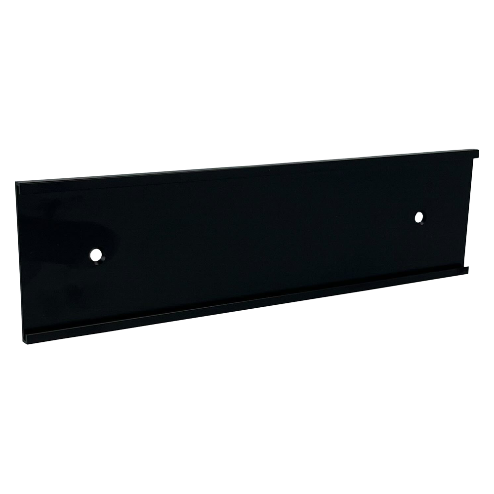 2x8 Black Metal Wall Holder