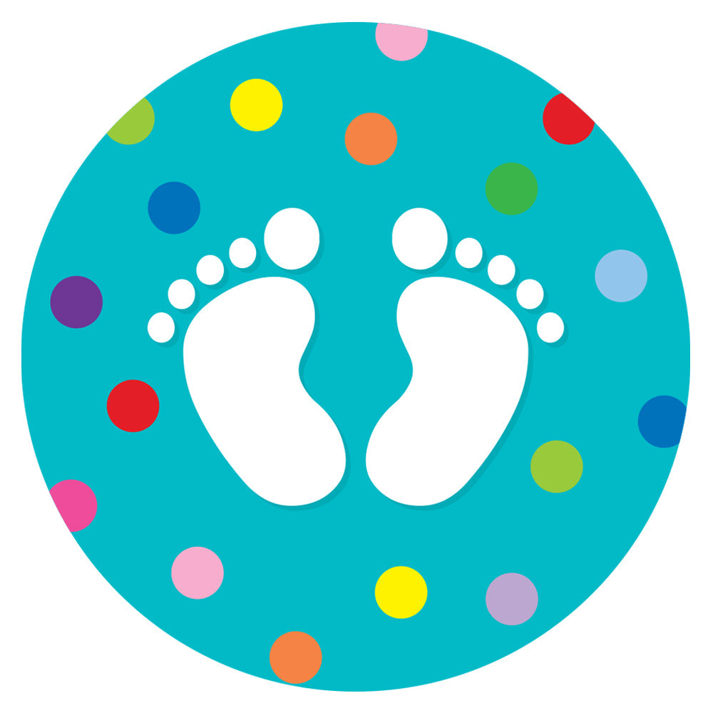 Footprints Classroom Floor Decal