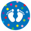 Footprints Classroom Floor Decal