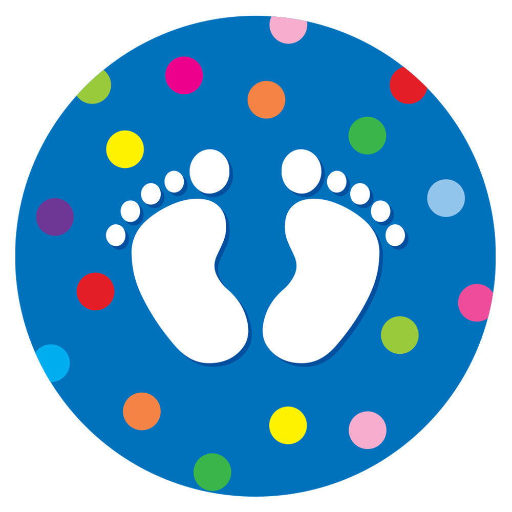 Footprints Classroom Floor Decal