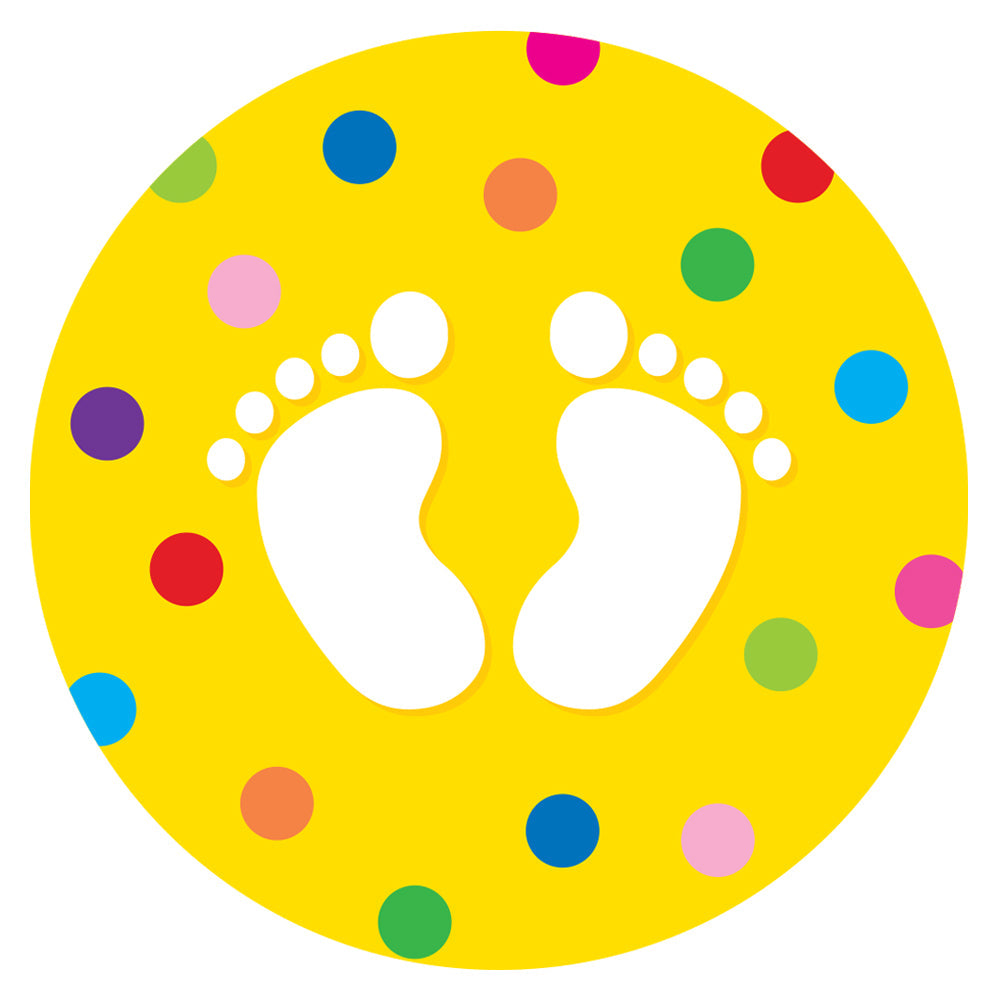 Footprints Classroom Floor Decal