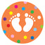 Footprints Classroom Floor Decal