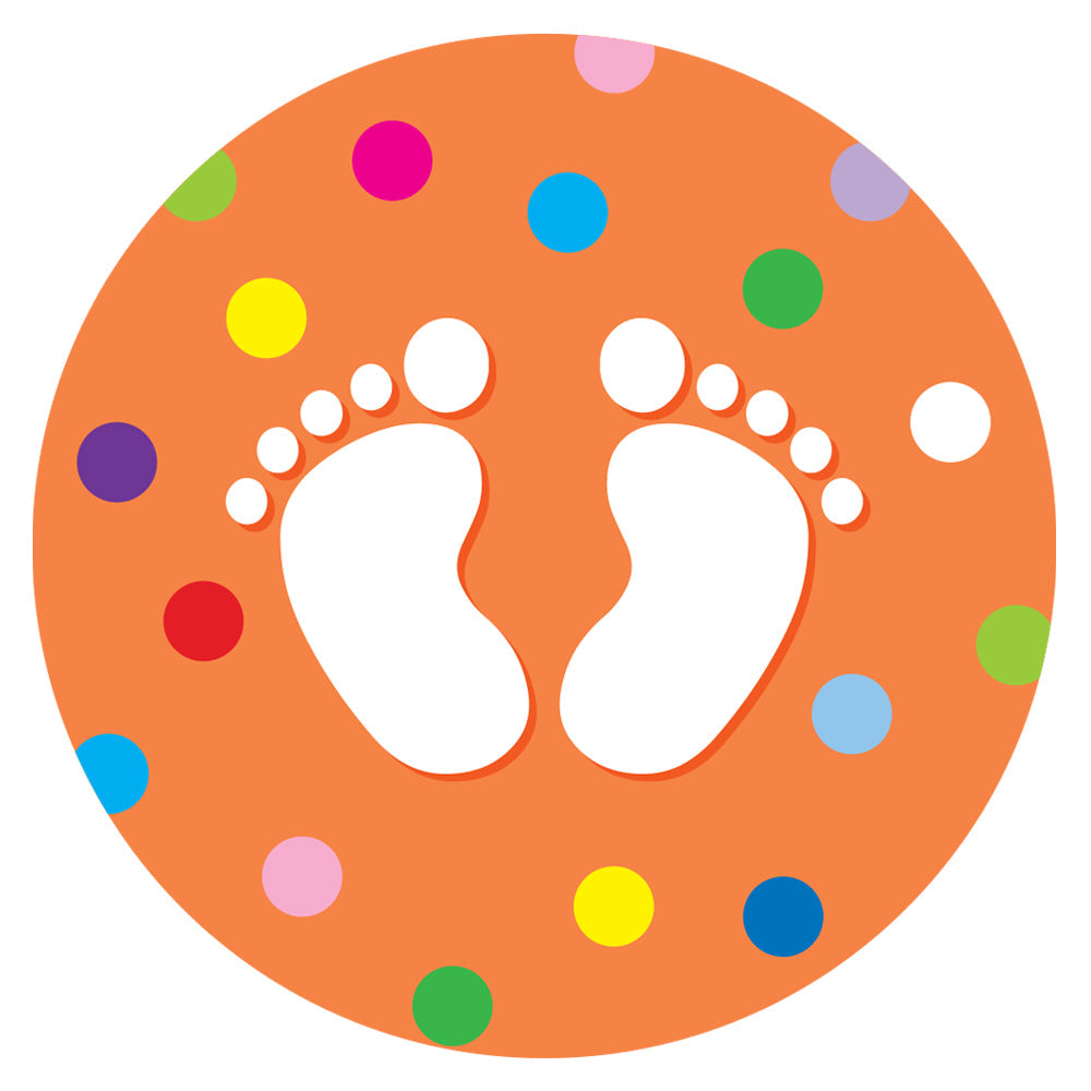 Footprints Classroom Floor Decal
