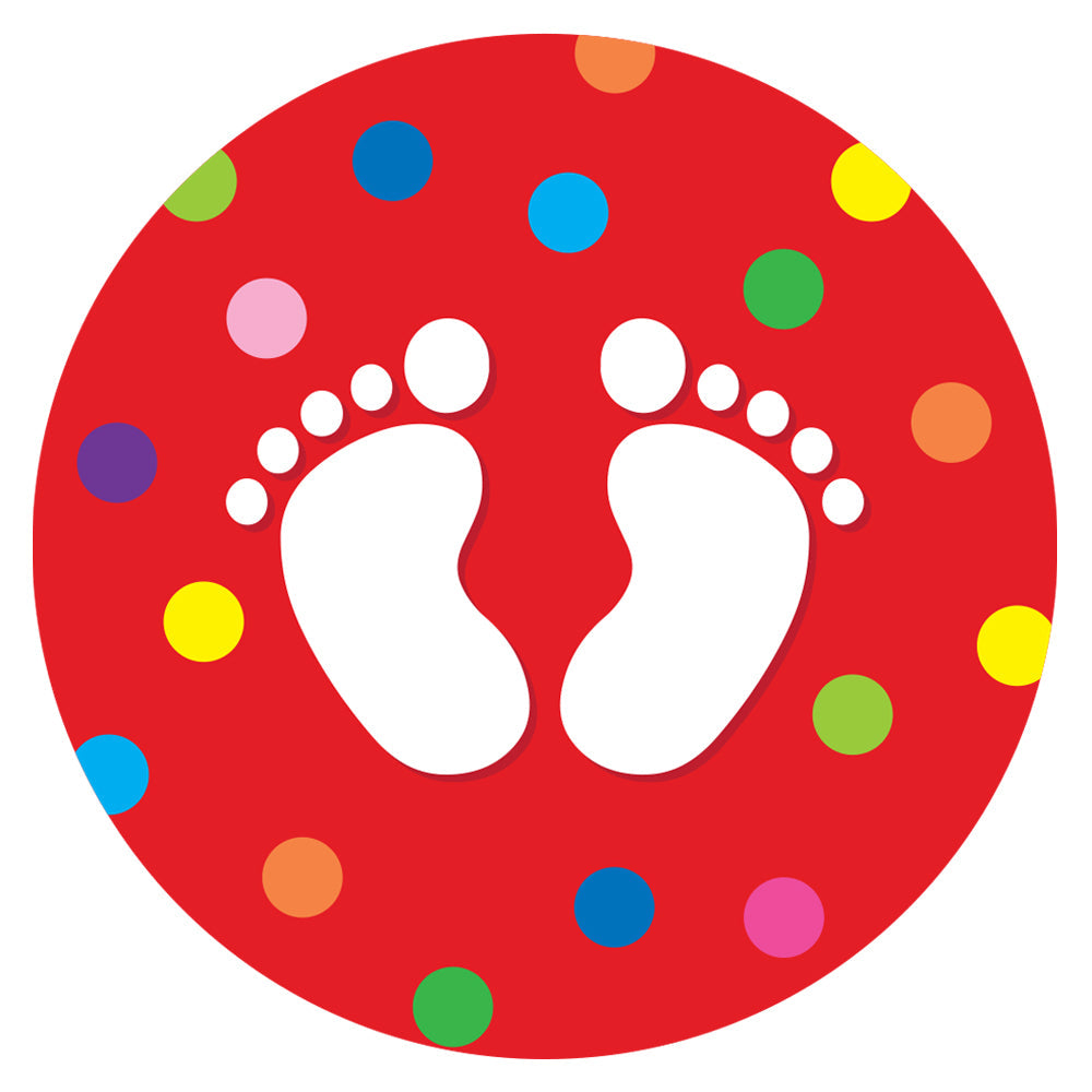 Footprints Classroom Floor Decal