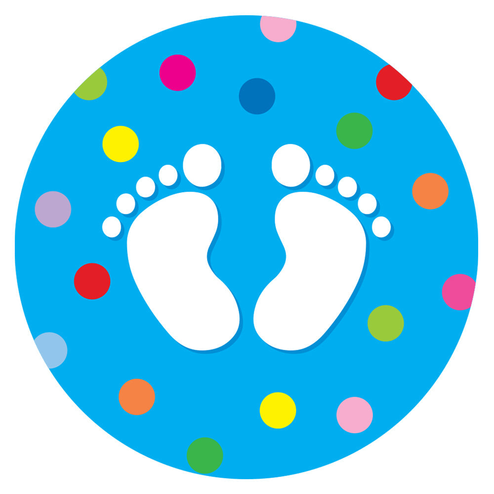 Footprints Classroom Floor Decal