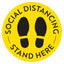 Social Distancing Floor Sticker