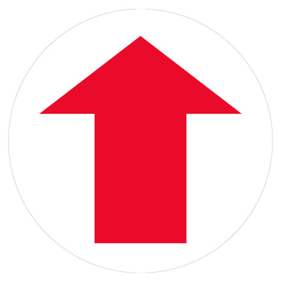 Red Arrow Floor Decal