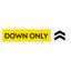 Down Only Stair Decal