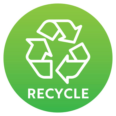 Green Recycle Floor Decal