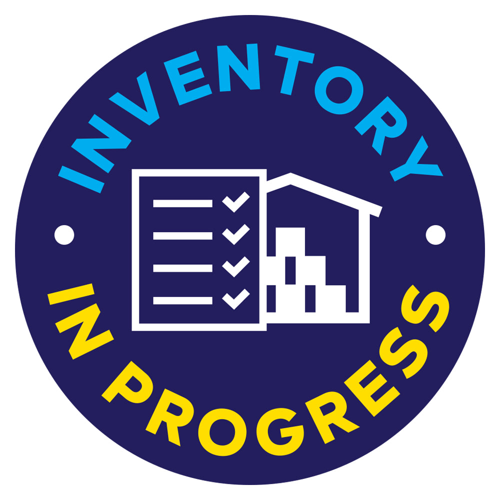 Full Inventory Progress Icon Inventory In Progress Floor Decal – Xstamper Online