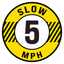 Slow 5 MPH Floor Decal