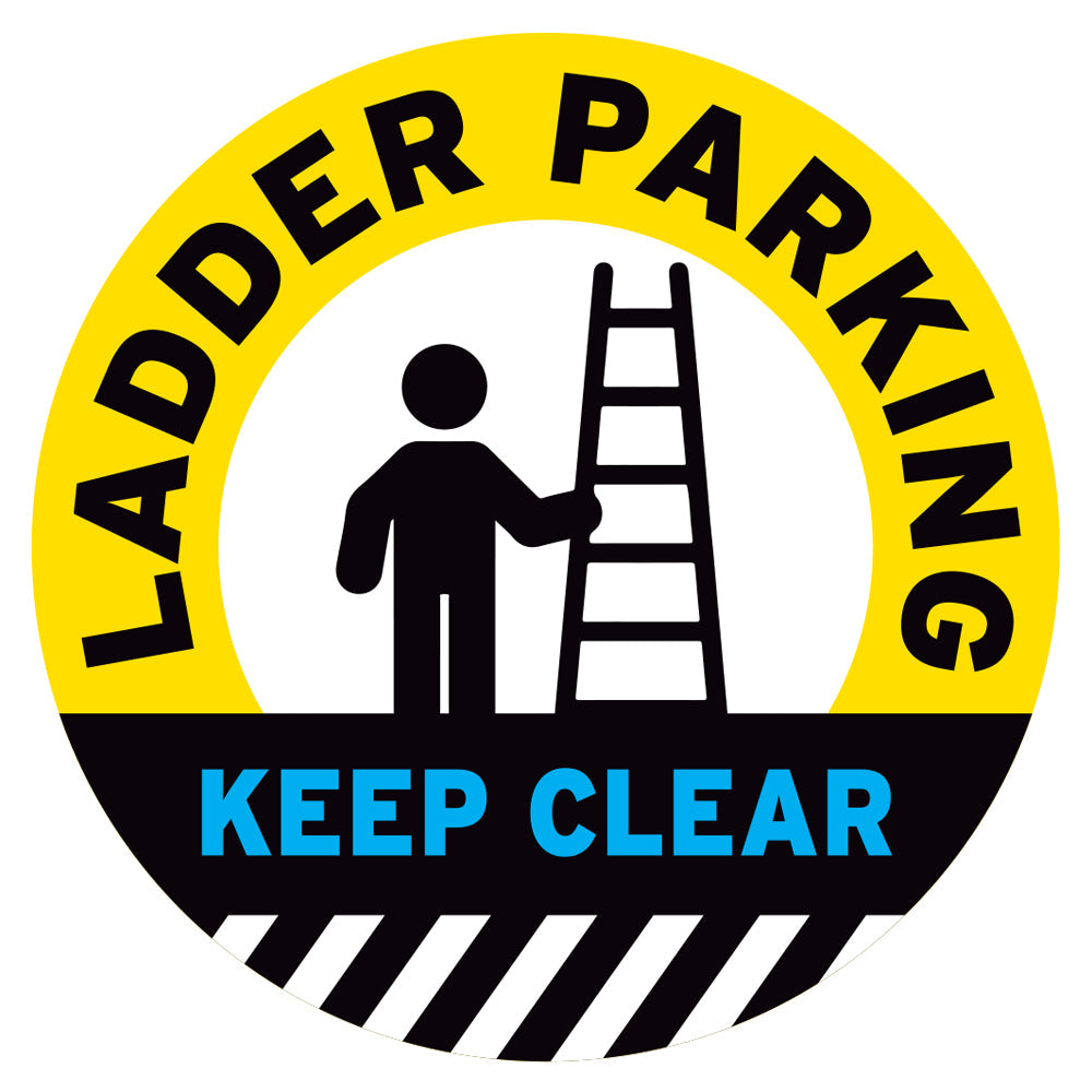 Ladder Parking Keep Clear Floor Decal – Xstamper Online